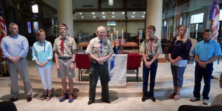 The new Eagle Scouts Harrison