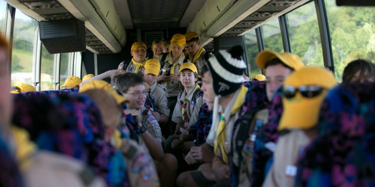 Travel in uniform for BSA