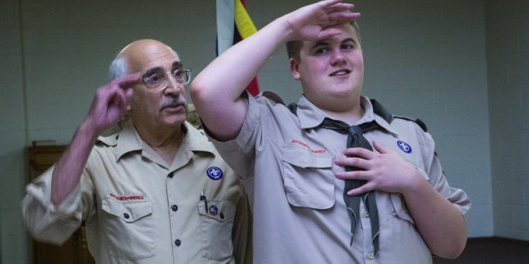 15, gets Boy Scout Troop