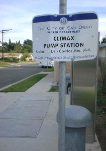 Climax Pump Station, just down the street. Thanks to search engines, one wonders who might end up peering, bleary-eyed, at a photo of a water pump station. Still, those erect structures with the hemispherical tops might have been better designed.