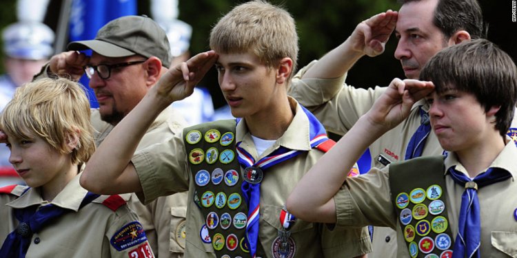 Where do Boy Scouts California Patch go?