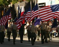 Boy Scout California Troop flags